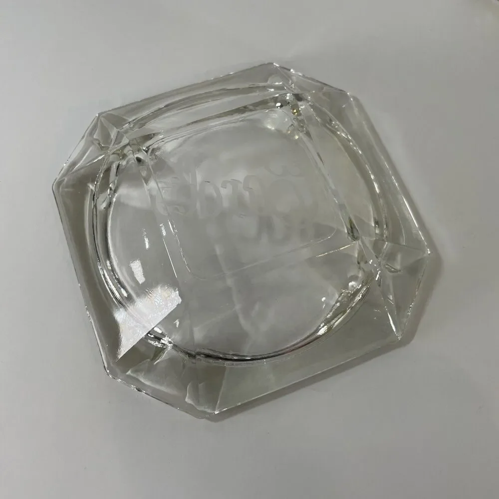 Vintage Carol’s Clear Glass Ashtray